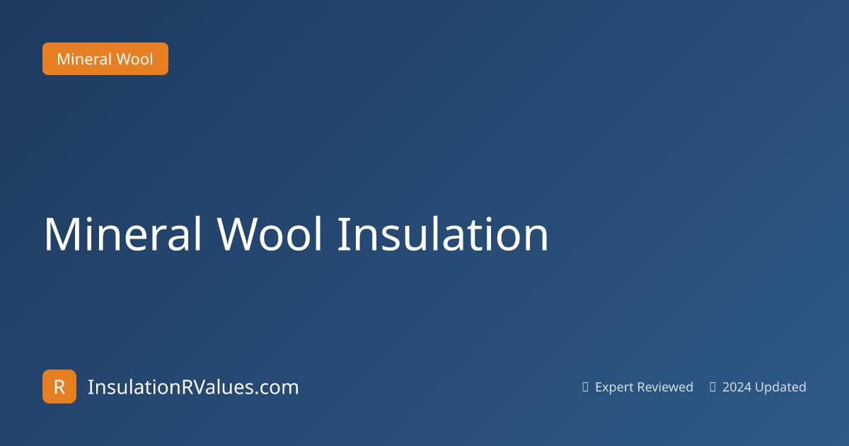Mineral Wool (Rockwool) Insulation: R-Value, Cost & Complete Guide ...
